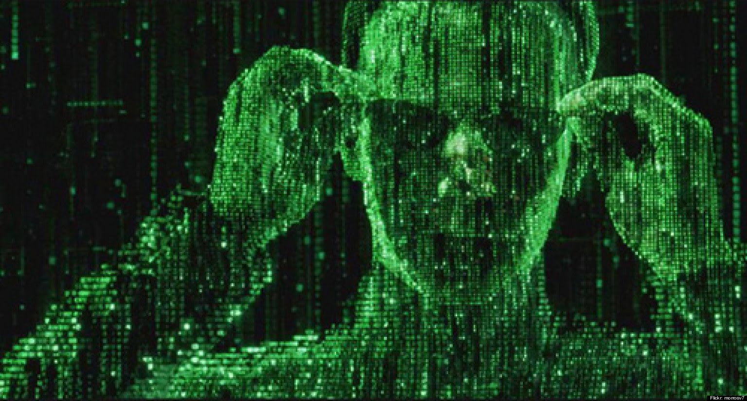 I can see the code in the Matrix
