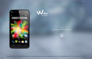 Wiko BLOOM Upgrade application